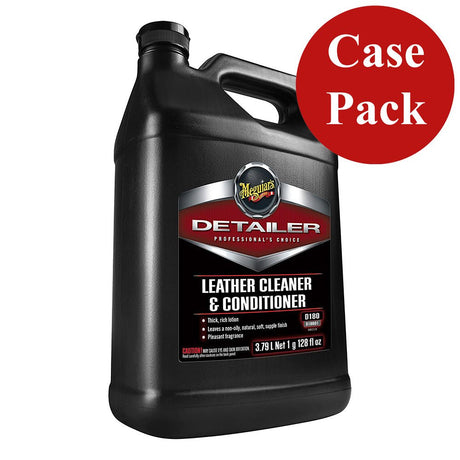 Meguiars Detailer Leather Cleaner Conditioner - 1-Gallon *Case of 4* - Life Raft Professionals