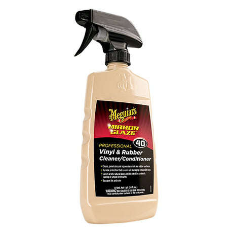 Meguiars M40 Mirror Glaze Vinyl Rubber Cleaner Conditioner - 16oz - Life Raft Professionals