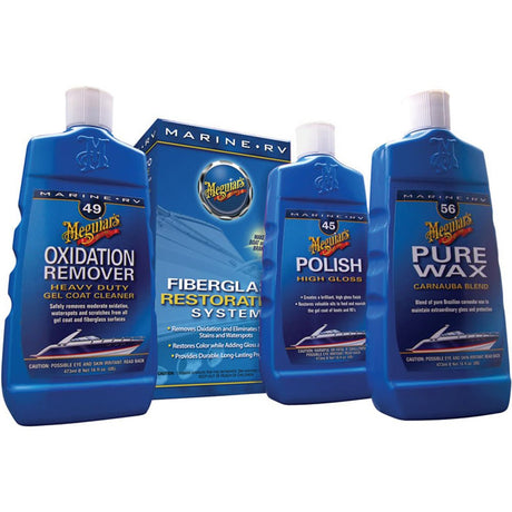 Meguiar's MG Fiberglass Oxidation Removal Kit - Life Raft Professionals