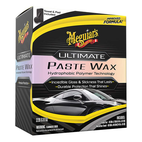 Meguiars Ultimate Paste Wax - Long-Lasting, Easy to Use Synthetic Wax - 8oz - Life Raft Professionals