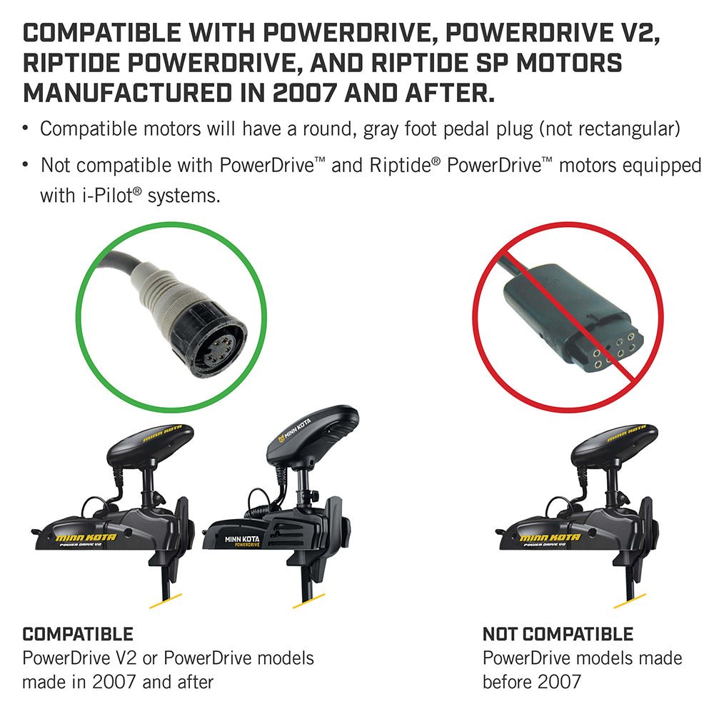 Minn Kota PowerDrive Foot Pedal - ACC Corded - Life Raft Professionals