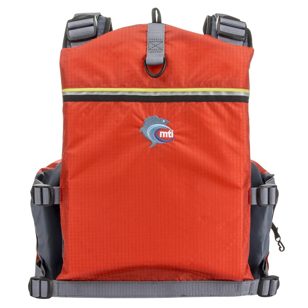 MTI Calcutta Fishing Life Jacket - Orange/Light Grey [MV411E-855] - Life Raft Professionals