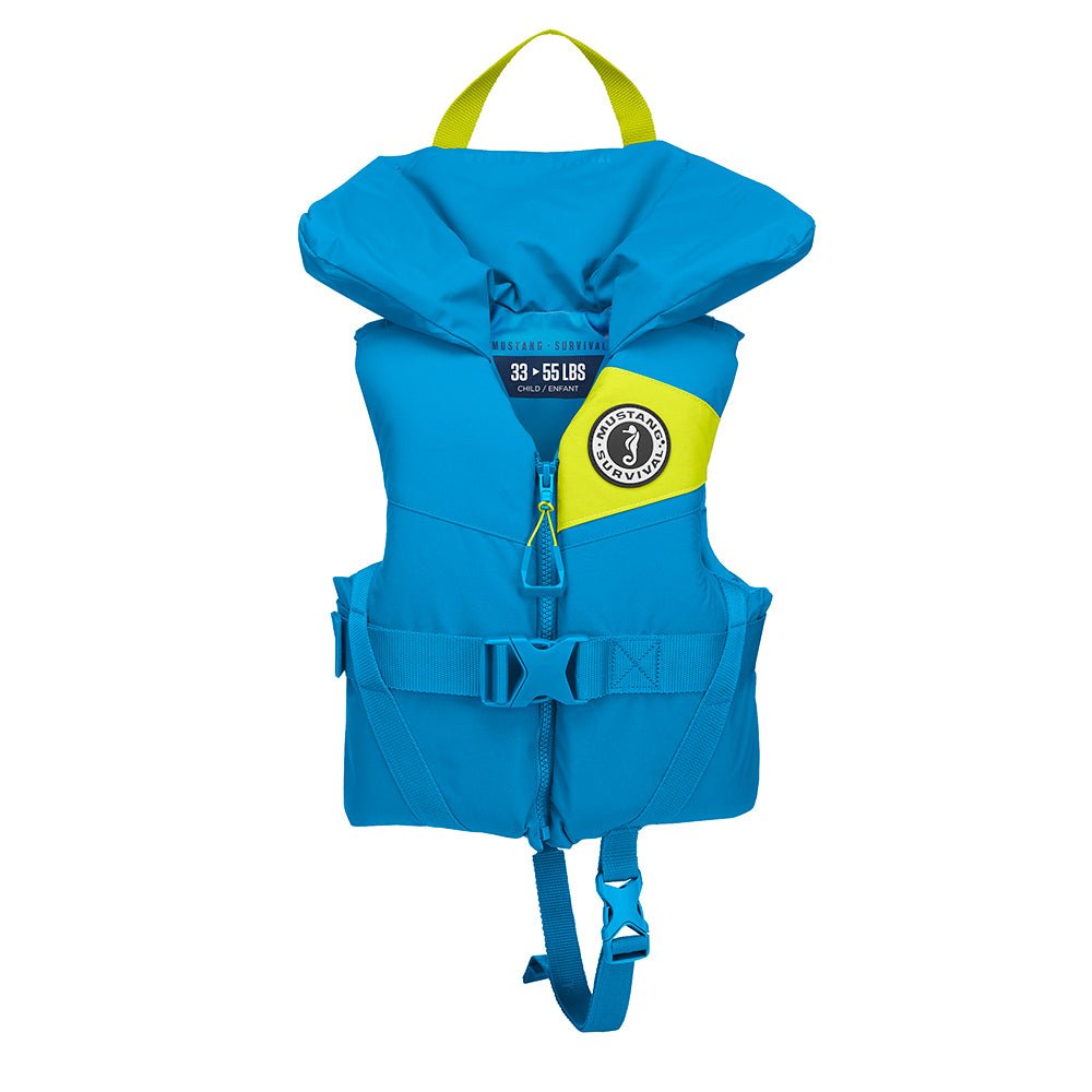 Mustang Lil Legends Child Foam Vest - Azure Blue [MV3555-268-0-216] - Life Raft Professionals