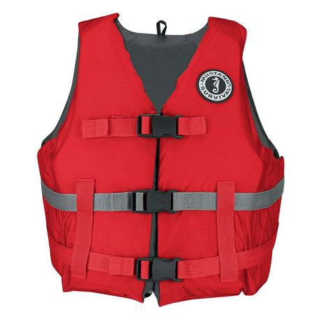 Mustang Livery Foam Vest - Red - X-Large/XX-Large [MV701DMS-4-XL/XXL-216] - Life Raft Professionals