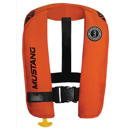 Mustang MIT 100 Inflatable Automatic PFD w/Reflective Tape - Orange/Black [MD2016T1-33-0-202] - Life Raft Professionals