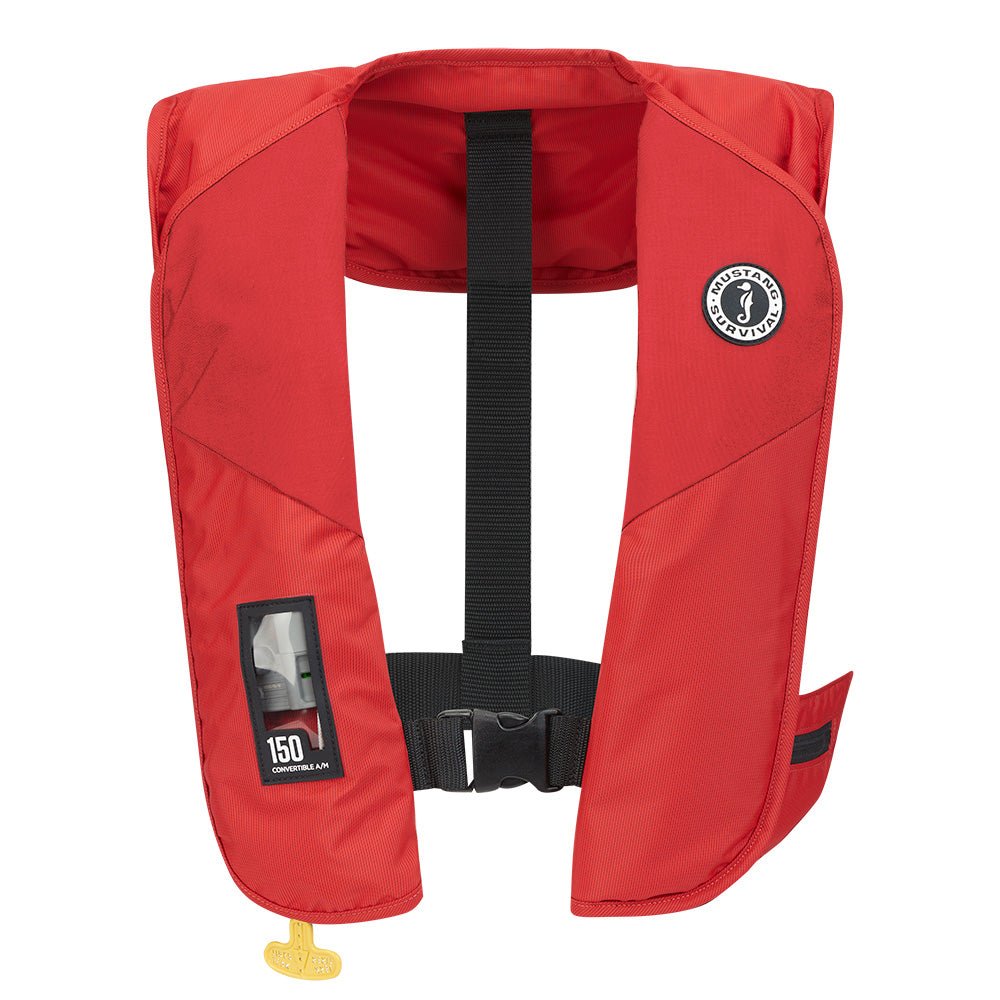 Mustang MIT 150 Convertible Inflatable PFD - Red - Life Raft Professionals