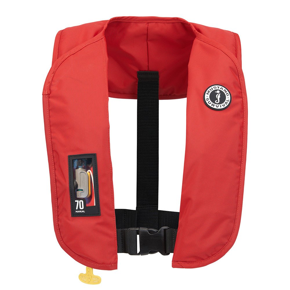 Mustang MIT 70 Manual Inflatable PFD - Red - Life Raft Professionals