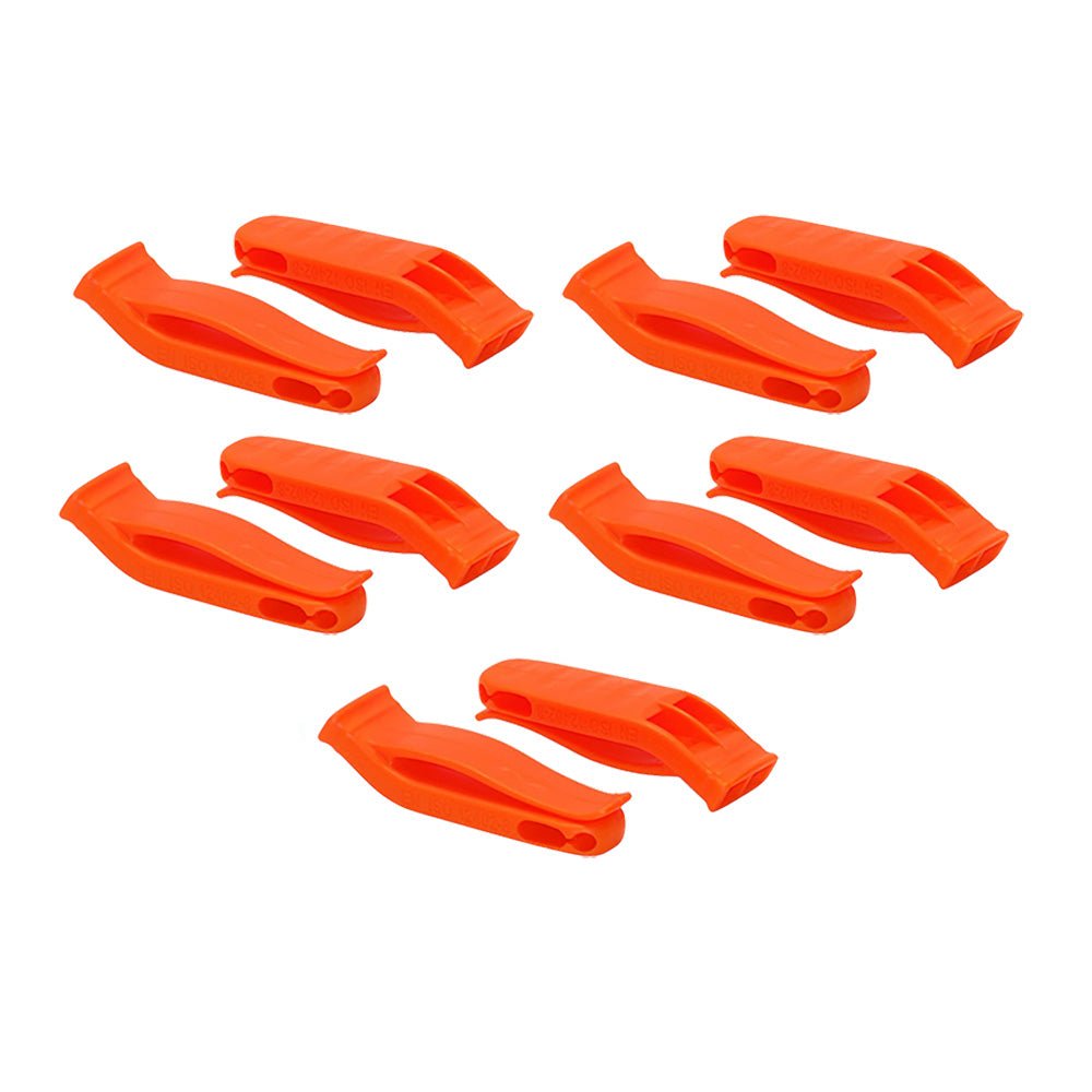 Mustang Signal Whistle - Orange *10-Pack [MAWSTL10-2-0-101] - Life Raft Professionals