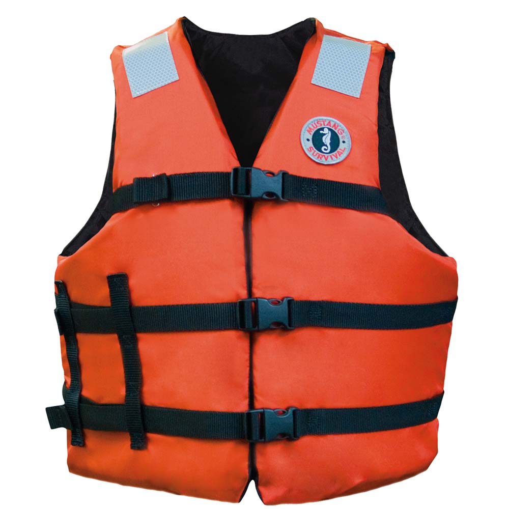Mustang Universal Fit Flotation Vest - Orange [MV3104T1-2-0-216] - Life Raft Professionals