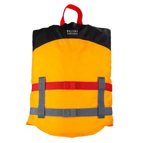 Mustang Youth Livery Foam Vest - Mango/Black - 50-90lbs [MV2300-203-0-253] - Life Raft Professionals