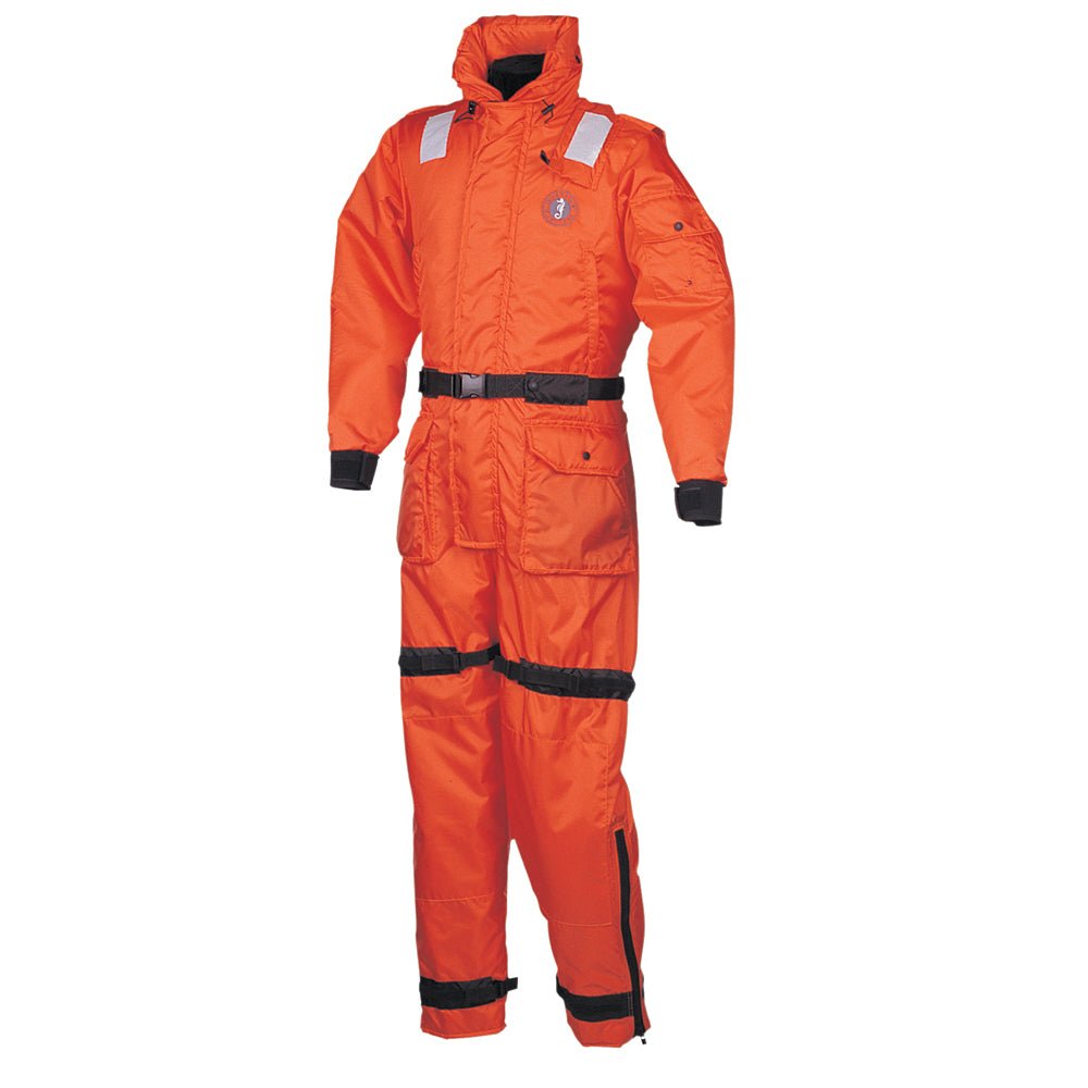 MustangDeluxe Anti-Exposure Coverall Work Suit - Orange -XL [MS2175-2-XL-206] - Life Raft Professionals