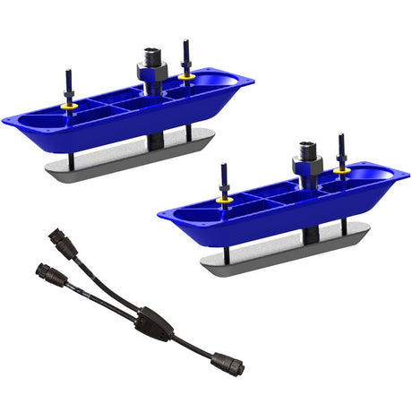 Navico StructureScanHD Sonar Stainless Steel Thru-Hull Transducer (Pair) w/Y-Cable - Life Raft Professionals