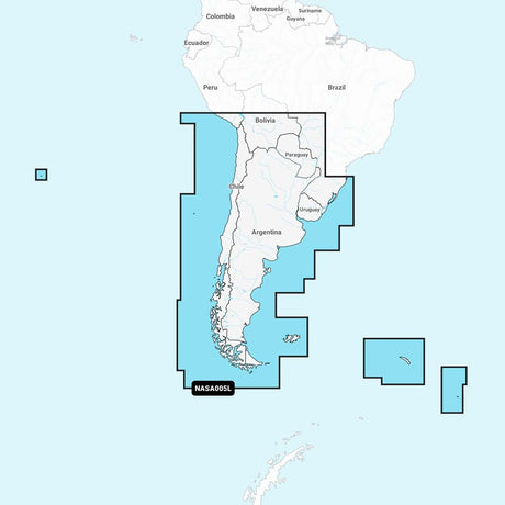 Navionics+ NASA005L Chile, Argentina Easter Island [010-C1365-30] - Life Raft Professionals