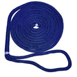 New England Ropes 1/2" Double Braid Dock Line - Blue w/Tracer - 15 - Life Raft Professionals