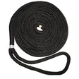 New England Ropes 3/4" Double Braid Dock Line - Black - 25 - Life Raft Professionals