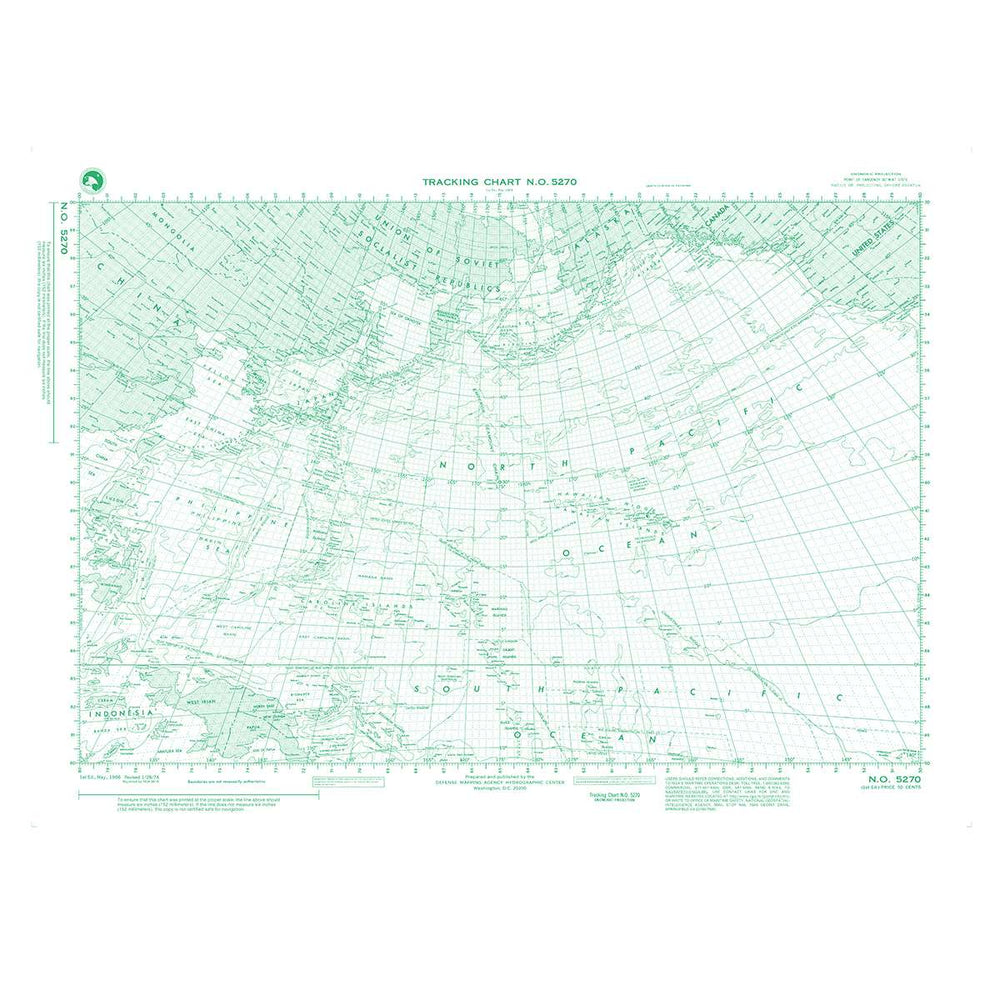NGA Chart 5270: Plotting Chart - Life Raft Professionals