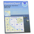 NOAA Booklet Chart 11392: St. Andrew Bay - Bear Point to Sulpher Point - Life Raft Professionals