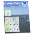NOAA Booklet Chart 11406: St.Marks River and approaches - Life Raft Professionals