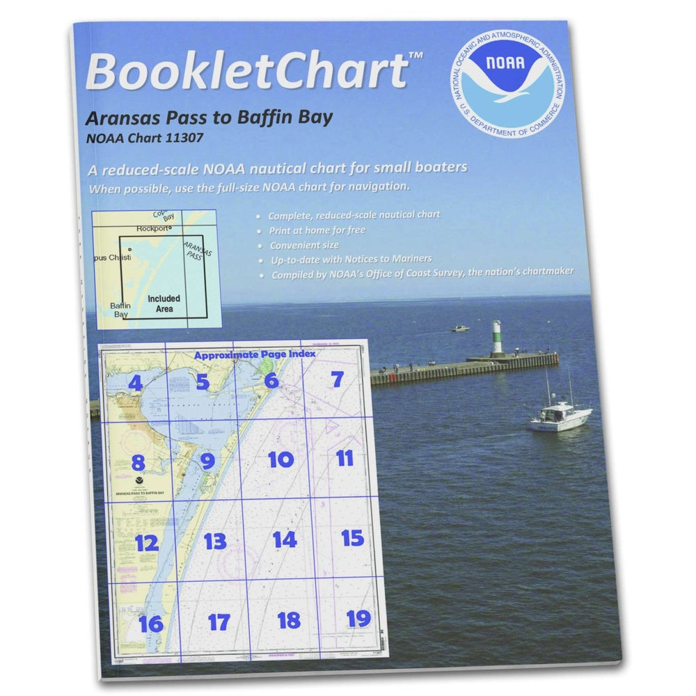 NOAA BookletChart 11307: Aransas Pass to Baffin Bay - Life Raft Professionals