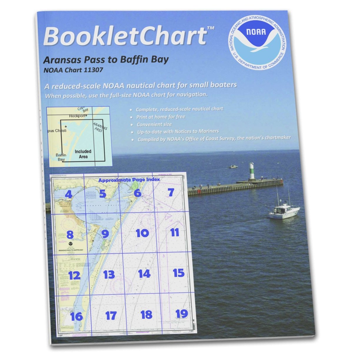 NOAA BookletChart 11307: Aransas Pass to Baffin Bay - Life Raft Professionals