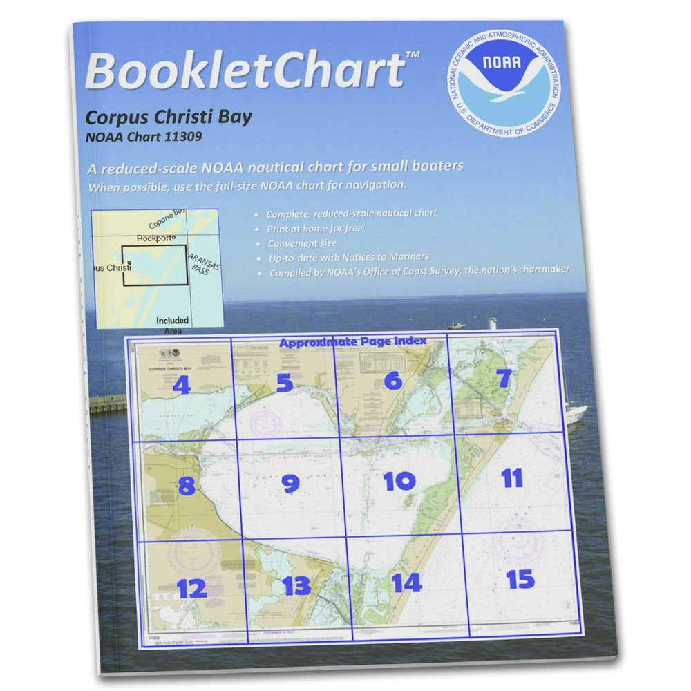 NOAA BookletChart 11309: Corpus Christi Bay - Life Raft Professionals