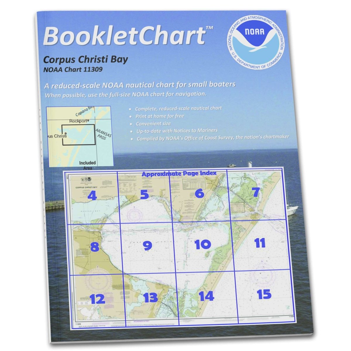 NOAA BookletChart 11309: Corpus Christi Bay - Life Raft Professionals