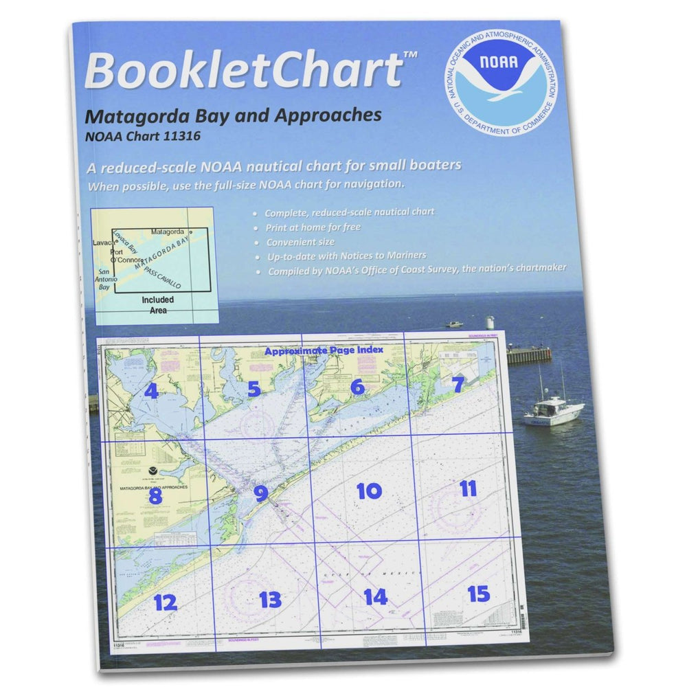 NOAA BookletChart 11316: Matagorda Bay and approaches - Life Raft Professionals