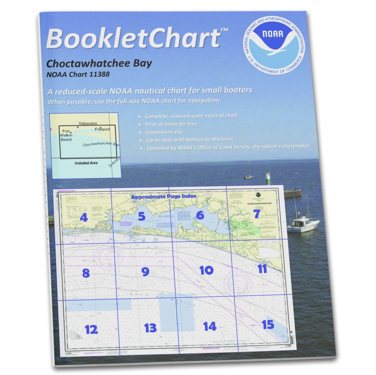 NOAA BookletChart 11388 Choctawhatchee Bay Life Raft Professionals