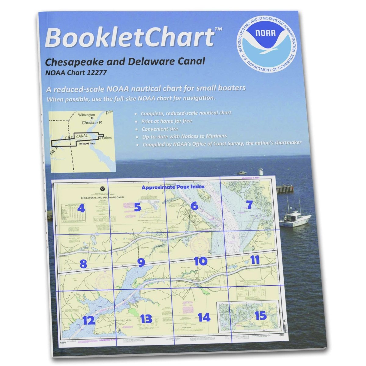 NOAA BookletChart 12277: Chesapeake and Delaware Canal - Life Raft Professionals