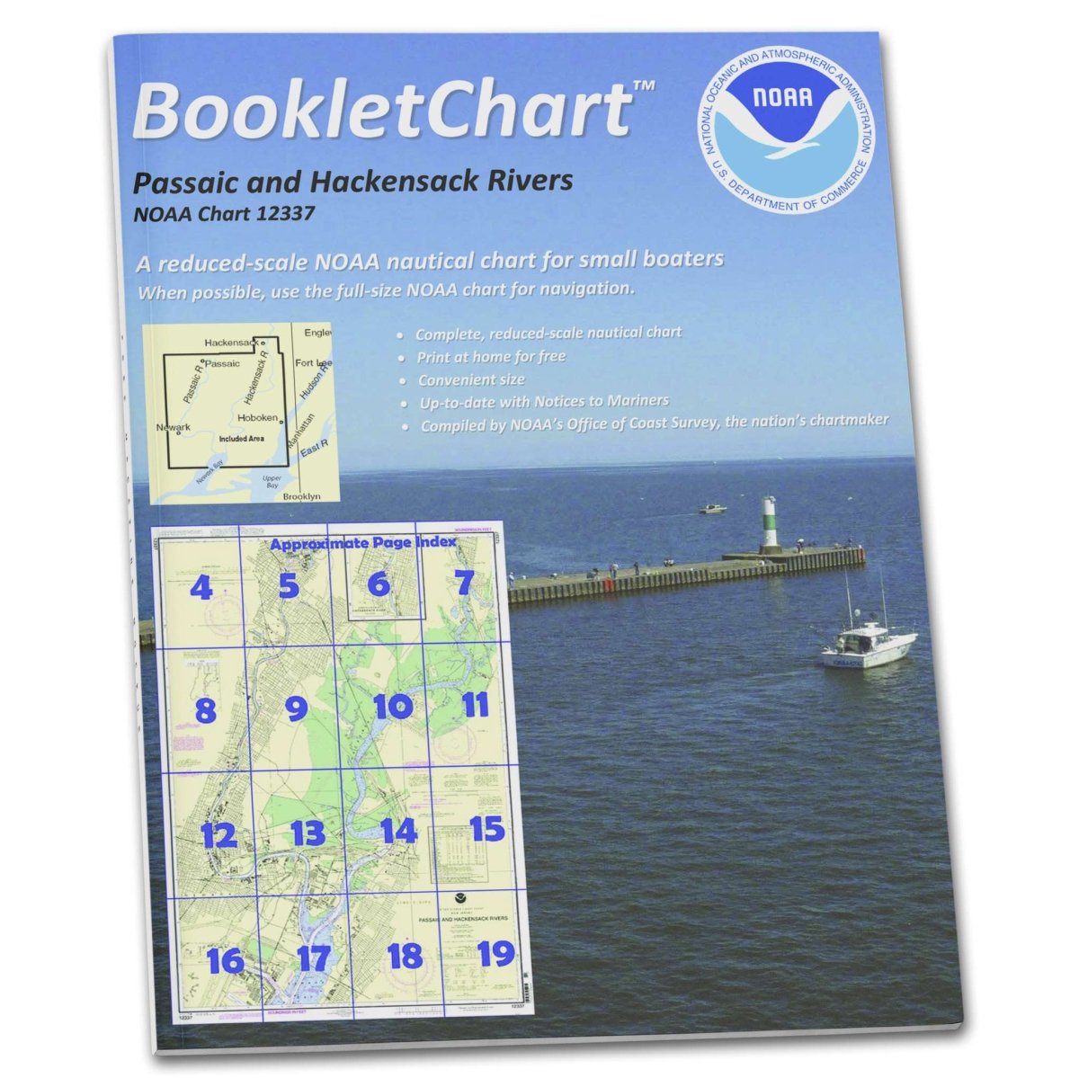NOAA BookletChart 12337: Passaic and Hackensack Rivers - Life Raft Professionals