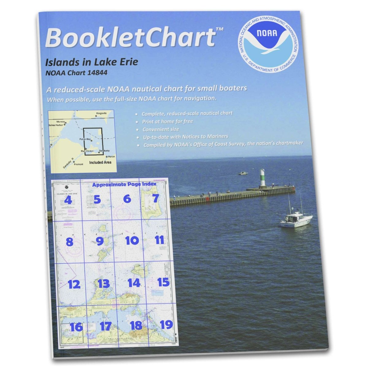 NOAA BookletChart 14844: Islands in Lake Erie; Put-in-Bay - Life Raft Professionals