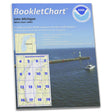 NOAA BookletChart 14901: Lake Michigan (Mercator Projection), Handy 8.5" x 11" Size. Paper Chart Book Designed for use Aboard Small Craft - Life Raft Professionals