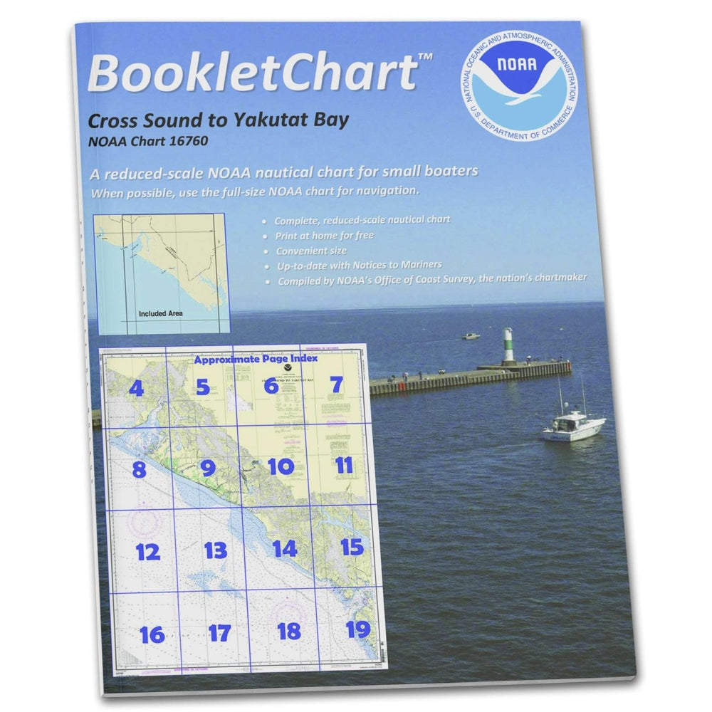 NOAA BookletChart 16760: Cross Sound to Yakutat Bay - Life Raft Professionals