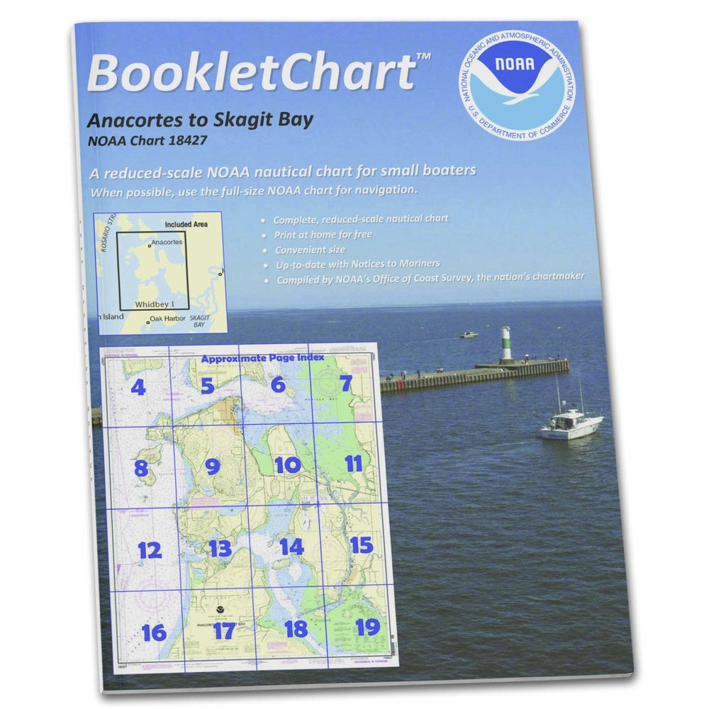 NOAA BookletChart 18427: Anacortes to Skagit Bay - Life Raft Professionals