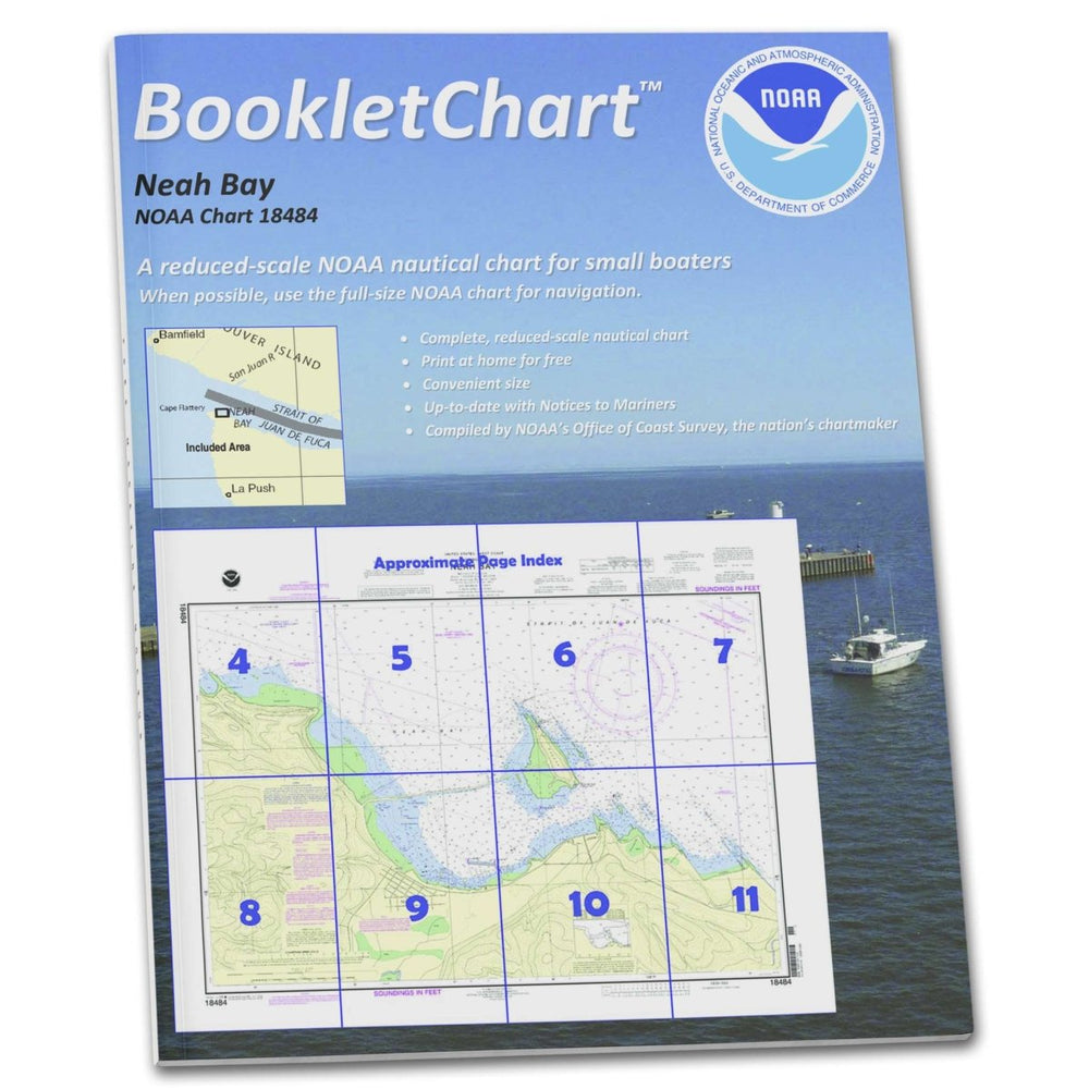 NOAA BookletChart 18484: Neah Bay - Life Raft Professionals