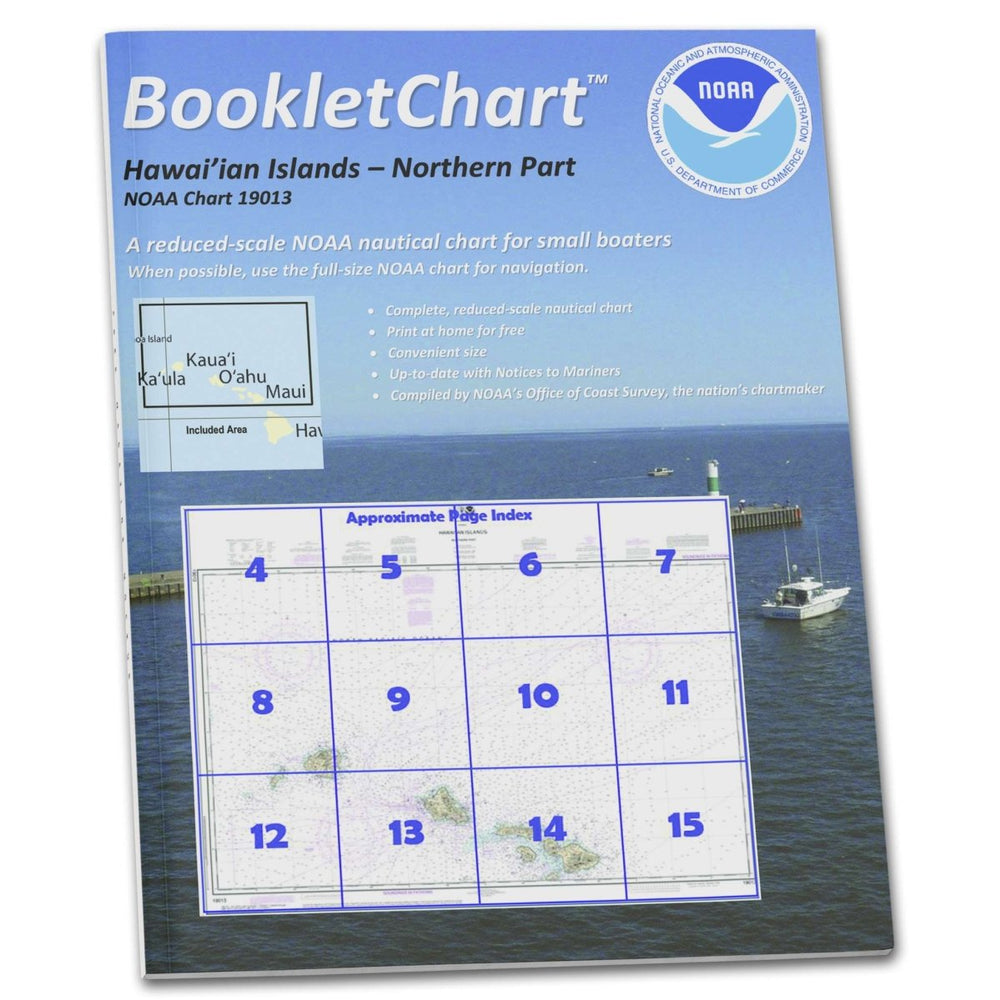 NOAA BookletChart 19013: Hawai'ian Islands Northern Part - Life Raft Professionals