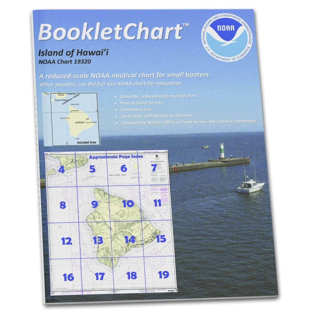 NOAA BookletChart 19320: Island of Hawai'i - Life Raft Professionals