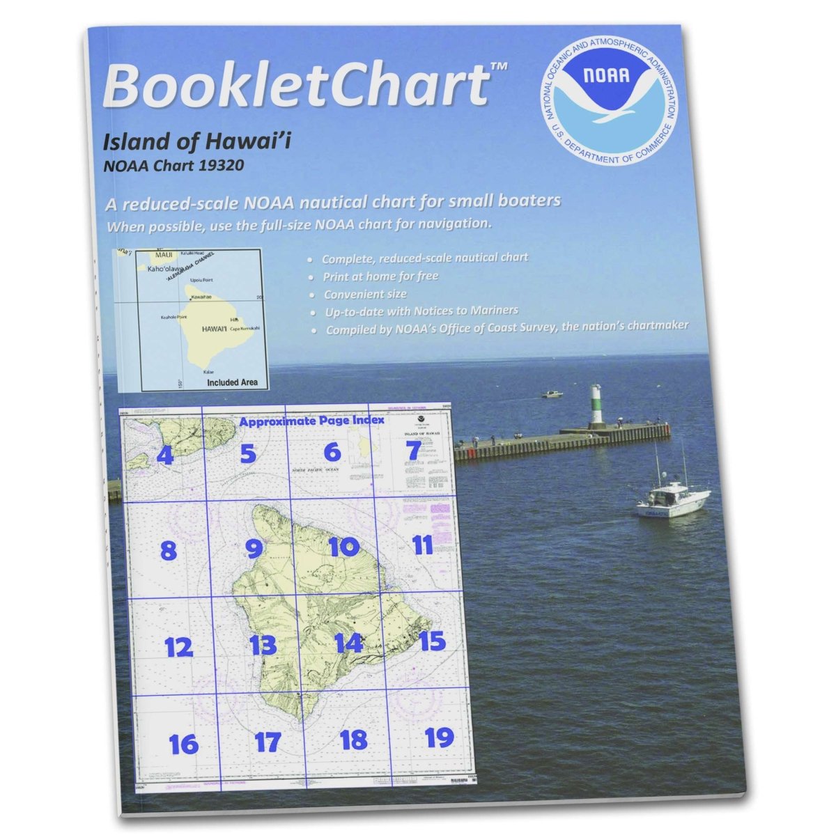 NOAA BookletChart 19320: Island of Hawai'i - Life Raft Professionals