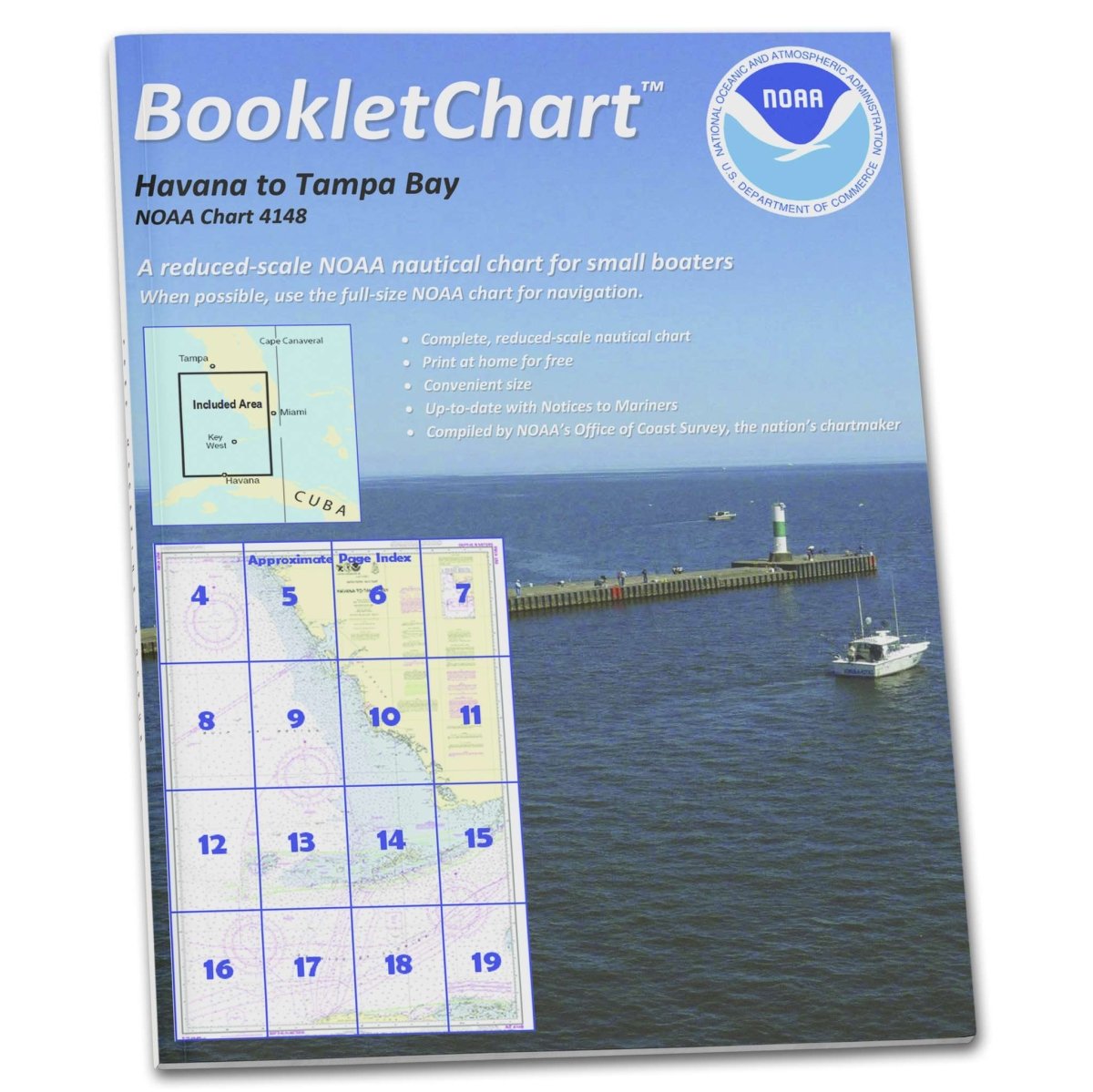 NOAA BookletChart 4148: Havana to Tampa Bay - Life Raft Professionals