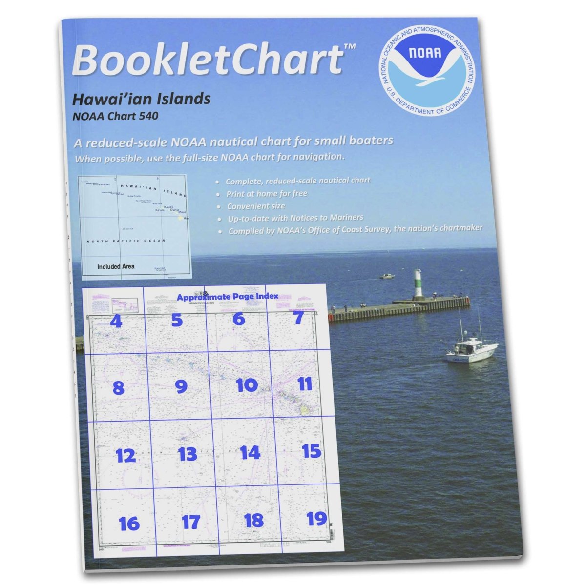 NOAA BookletChart 540: Hawaiian Islands - Life Raft Professionals