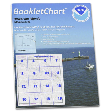 NOAA BookletChart 540: Hawaiian Islands - Life Raft Professionals