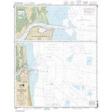 NOAA Chart 11490: Approaches to St. Johns River; St. Johns River Entrance - Life Raft Professionals