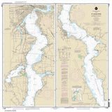 NOAA Chart 11492: St. John's River Jacksonville to Racy Point - Life Raft Professionals