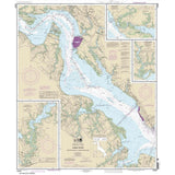 NOAA Chart 12248: James River Newport News to Jamestown Island; Back River and College Creek - Life Raft Professionals