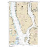 NOAA Chart 12335: Hudson and East Rivers Governors Island to 67th Street - Life Raft Professionals