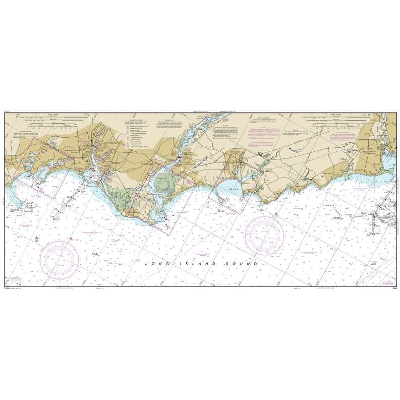 NOAA Chart 12364: Long Island Sound-New Haven Harbor Entrance and Port Jefferson to Throgs Neck (9 PAGE FOLIO) - Life Raft Professionals