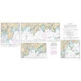 NOAA Chart 12364: Long Island Sound-New Haven Harbor Entrance and Port Jefferson to Throgs Neck (9 PAGE FOLIO) - Life Raft Professionals
