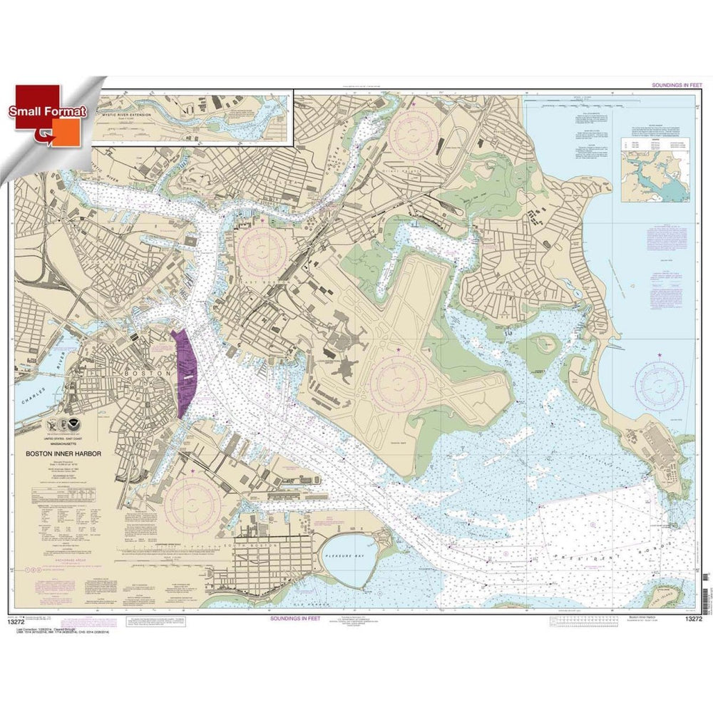 NOAA Chart 13272: Boston Inner Harbor - Life Raft Professionals
