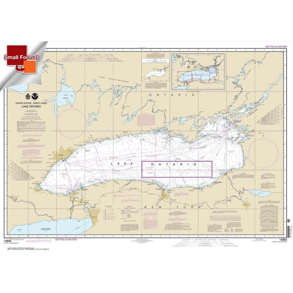 NOAA Chart 14800: Lake Ontario - Life Raft Professionals