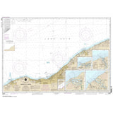 NOAA Chart 14829: Geneva to Lorain; Beaver Creek; Rocky River; Mentor Harbor; Chagrin River - Life Raft Professionals